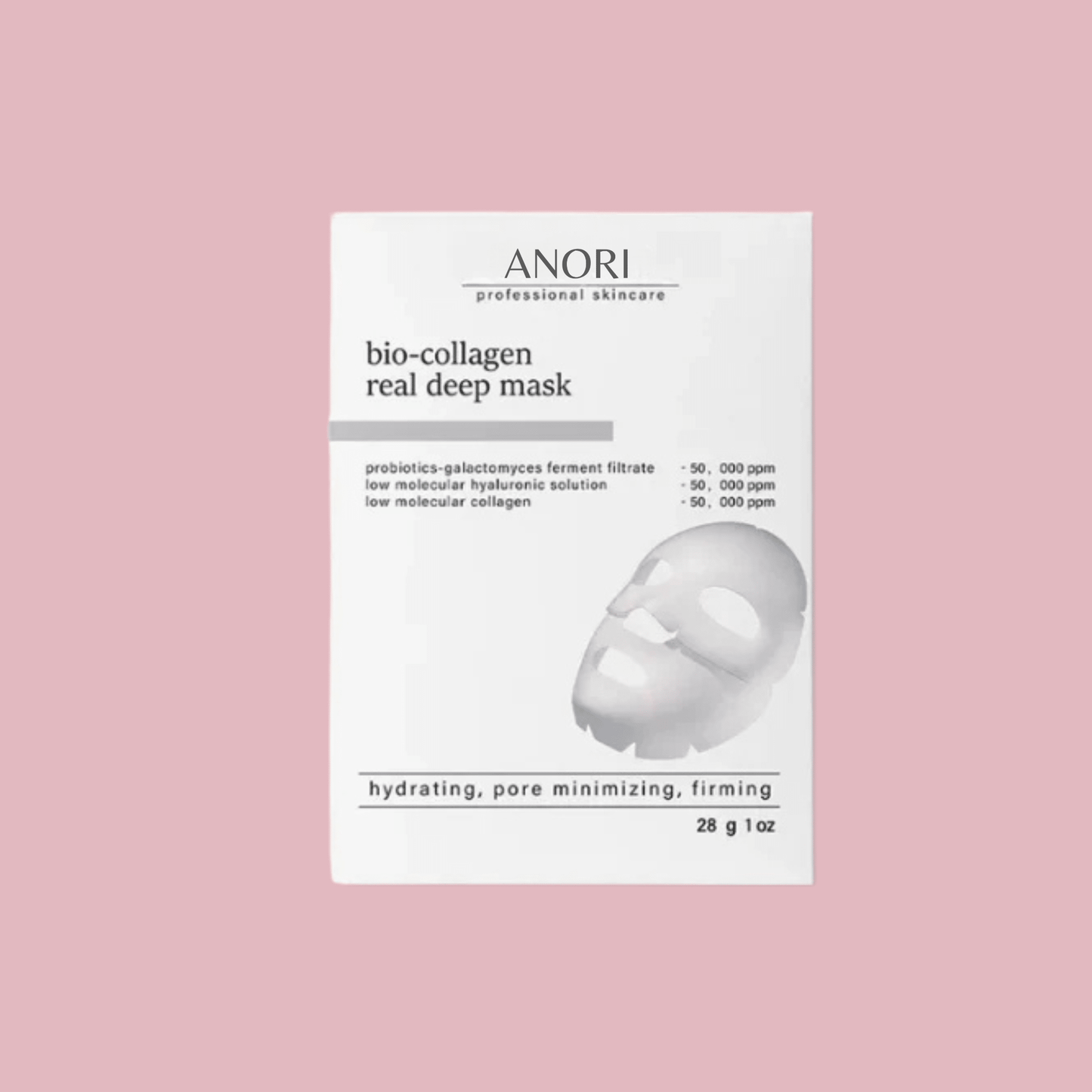 Pure Collagen Mask (4 st) - ANORI Cosmetics